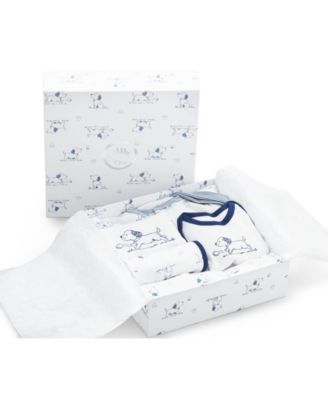 Little Me - Baby Boys 6-Pc. Cotton Puppy Toile Gift Set