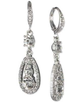Givenchy - Crystal Double Drop Earrings