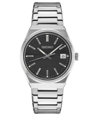 Seiko - Men's Essentials Stainless Steel Bracelet Watch 39mm