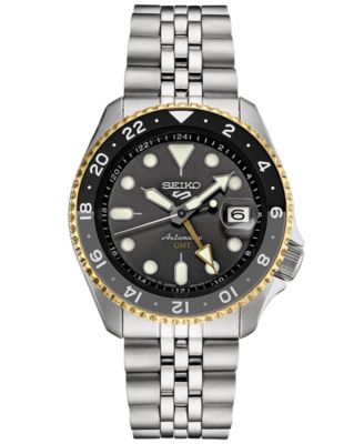 Seiko - Men's Automatic 5 Sports Stainless Steel Bracelet Watch 43mm