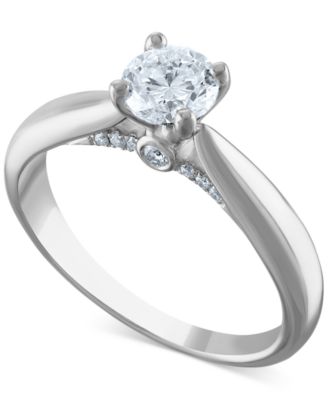 Macy's - Diamond Solitaire Engagement Ring (3/4 ct. t.w.) in Platinum