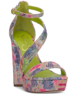 Jessica Simpson - Iley Multicolor Platform Sandals