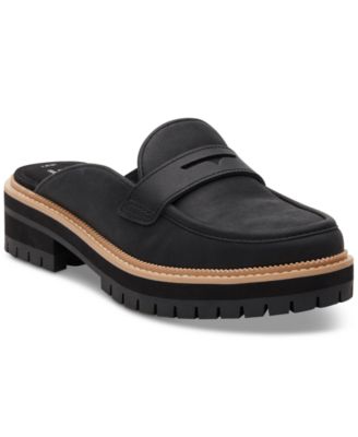 TOMS - Cara Lug Sole Platform Loafer-Style Mules