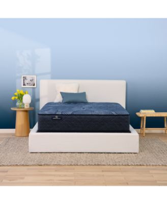 Serta - Perfect Sleeper Cobalt Calm 13" Plush Mattress Set, Queen Split
