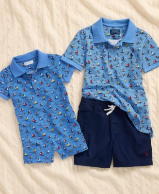 Polo Ralph Lauren - Boy's & Baby Sailboat Polo Sibling Outfit Moments