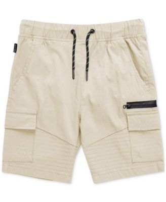Ring of Fire - Big Boys Harlow Stretch Tech Fabric Pull-On Cargo Shorts with Moto Detailing