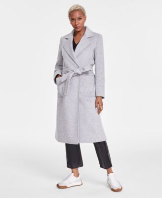 Sam Edelman - Women's Shawl-Collar Belted Wrap Coat