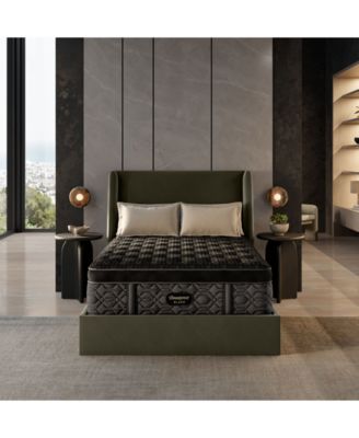 Beautyrest - Black Series Four 17.5" Medium Pillowtop Mattress Set - Twin XL