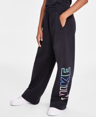 Nike - Big Girls Sportswear Club Fleece Wide-Leg Sweatpants