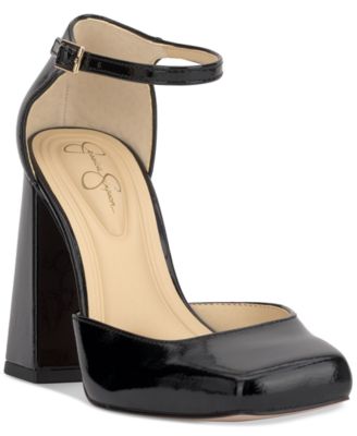 Jessica Simpson - Women's Lollah Block-Heel Ankle-Strap Pumps