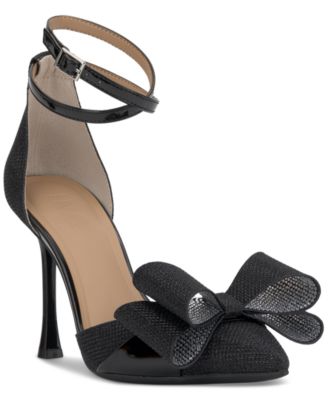 I.N.C. International Concepts - Women's Saori Bow Ankle-Strap Pumps