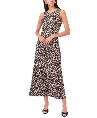 Vince Camuto - Women's Sleeveless Crewneck Maxi Dress