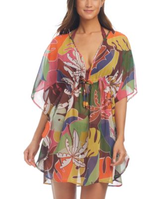Bleu by Rod Beattie - Women's Printed Caftan Cover-Up