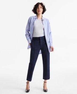 BOSS Orange - Women's High-Rise Tapered-Leg Pants