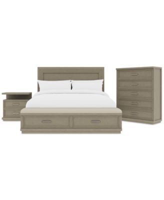 Furniture - Cascade Queen 3-Pc. Set (Storage Bed, Chest & Nightstand)