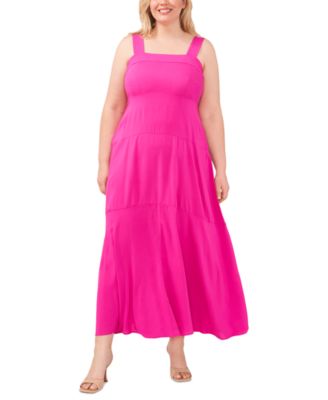 Vince Camuto - Plus Size Square-Neck Maxi Dress