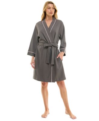 Roudelain - Women's Waffle-Knit Kimono Wrap Robe