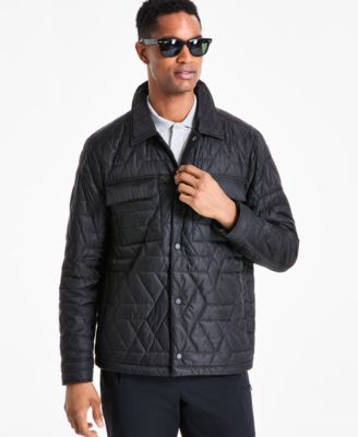 Alfani - Men's Quilted Shirt Jacket