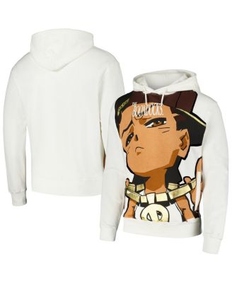 Virtual Thread - Men's Cream The Boondocks Riley Chain Pullover Hoodie