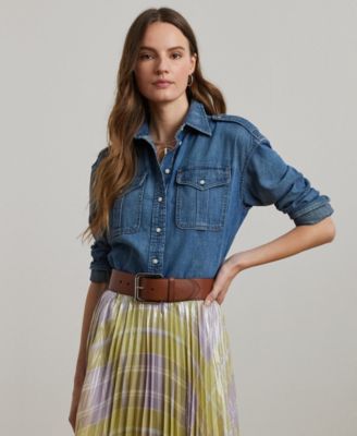 Lauren Ralph Lauren - Women's Relaxed-Fit Denim Shirt