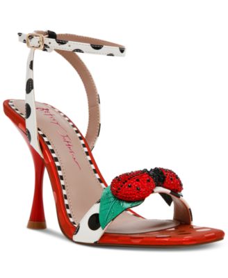 Betsey Johnson - Women's Lolla Ladybug High-Heel Dress Sandals