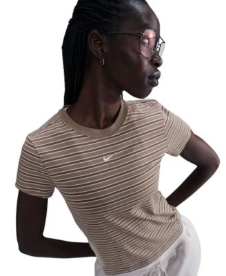 Nike - Women's Chill Knit Slim Striped T-Shirt