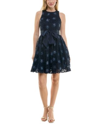 Taylor - Women's Sequined Soutache Sleeveless Dress