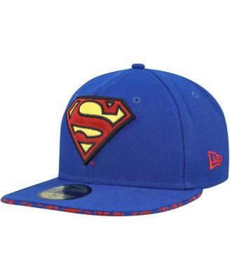 New Era - Men's Blue Superman 59FIFTY Fitted Hat