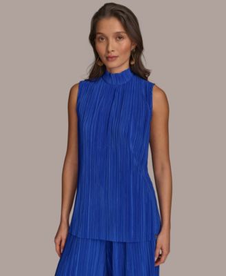 Donna Karan New York - Women's Sleeveless Plisse Top