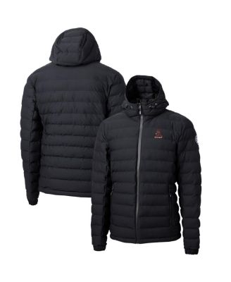 Cutter & Buck - Men's Black Crimson Tide Mission Ridge Eco Insulated Puffer Full-Zip Jacket