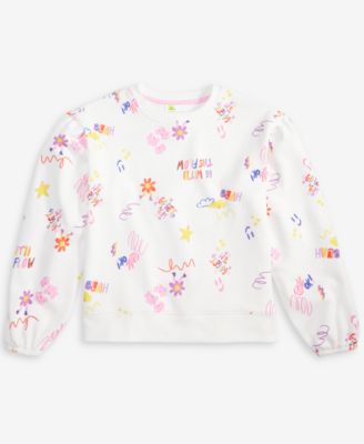 Epic Threads - Little & Big Girls Doodle Splash Sweatshirt