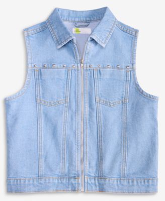 Epic Threads - Little & Big Girls Indigo Cotton Denim Vest