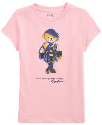 Polo Ralph Lauren - Toddler & Little Girls Polo Bear Cotton Jersey Tee