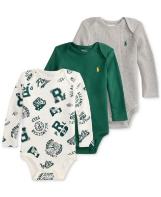 Polo Ralph Lauren - Baby Boys 3-Pk. Cotton Bodysuits