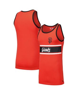 New Era - Men's Orange San Francisco Giants Jersey Ringer Tank Top