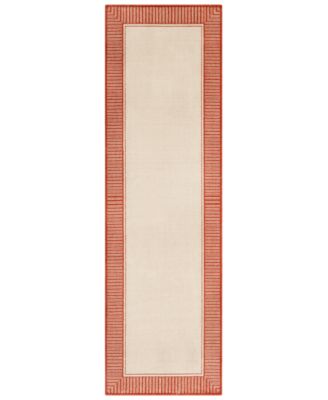 Livabliss - Alfresco ALF-9683 Burnt Orange 2'3" x 7'9" Runner Area Rug