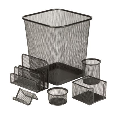 Honey Can Do - 6-pc. Mesh Desk Set
