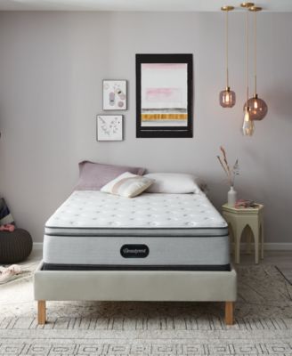 Beautyrest - BR800 12" Plush Euro Top Mattress Set- Full