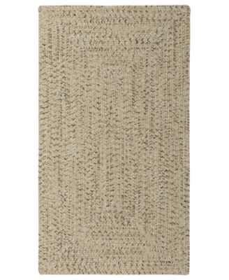 Capel - Area Rug, Indoor/Outdoor Sea Glass Rectangular Braid 0110-600 Shell 5' x 8'