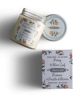 Dot & Lil - Peony Olive Soy Candle