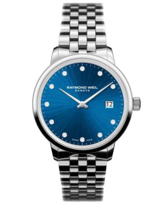 Raymond Weil - Women's Swiss Toccata Diamond Accent Stainless Steel Bracelet Watch 29mm