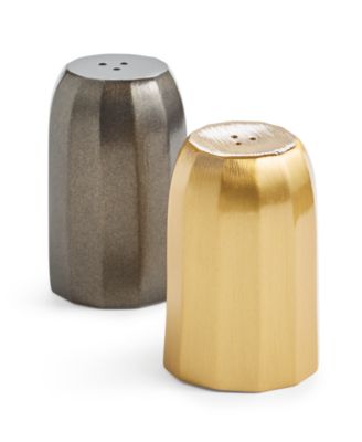 Hotel Collection - Serve Faceted Salt & Pepper Shaker Set