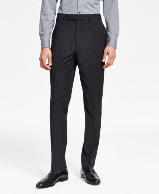 Calvin Klein - Men's Blue Solid Slim Fit Pants