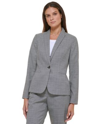 Tommy Hilfiger - Women's Peak-Collar Single-Button Blazer