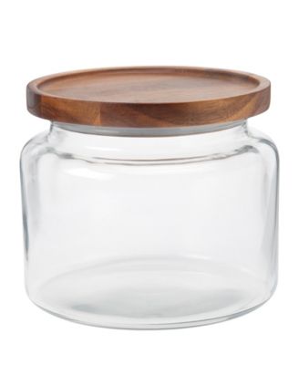 Anchor Hocking - Glass 64-Oz. Acacia-Lid Montana Jar