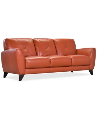 Furniture - Myia 85" Leather Sofa
