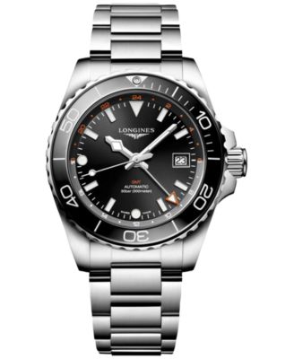 Longines - Men's Swiss Automatic HydroConquest Stainless Steel Steel Bracelet Watch 41mm