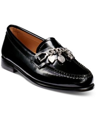 GH Bass - Women's Weejuns Whiney Charm Chain-Trim Loafers