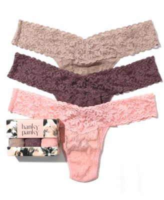 Hanky Panky - Signature Lace Low Rise Thong 3Pack