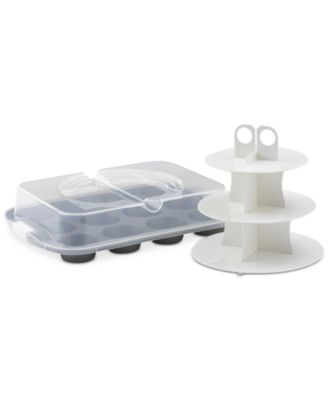 GoodCook - Sweet Creations Nonstick Steel Cupcake Bake and Take Set